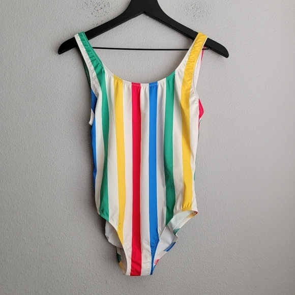 Solid & Striped The Anne Marie One Piece in Primary size M NWT - Picture 1 of 5